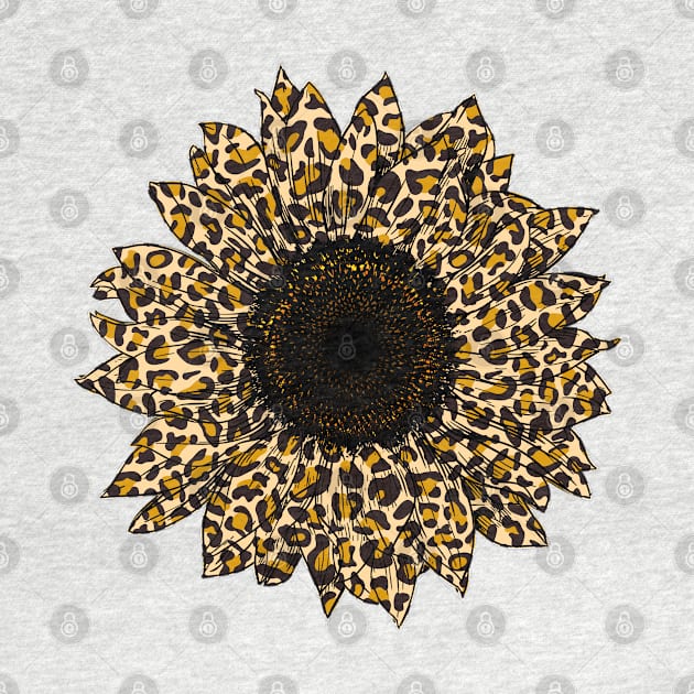 Leopard Sunflower by AllWellia